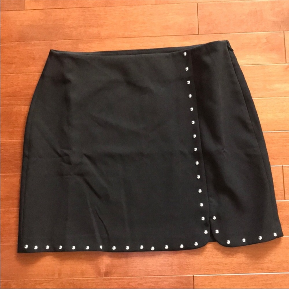 Studded mini skirt